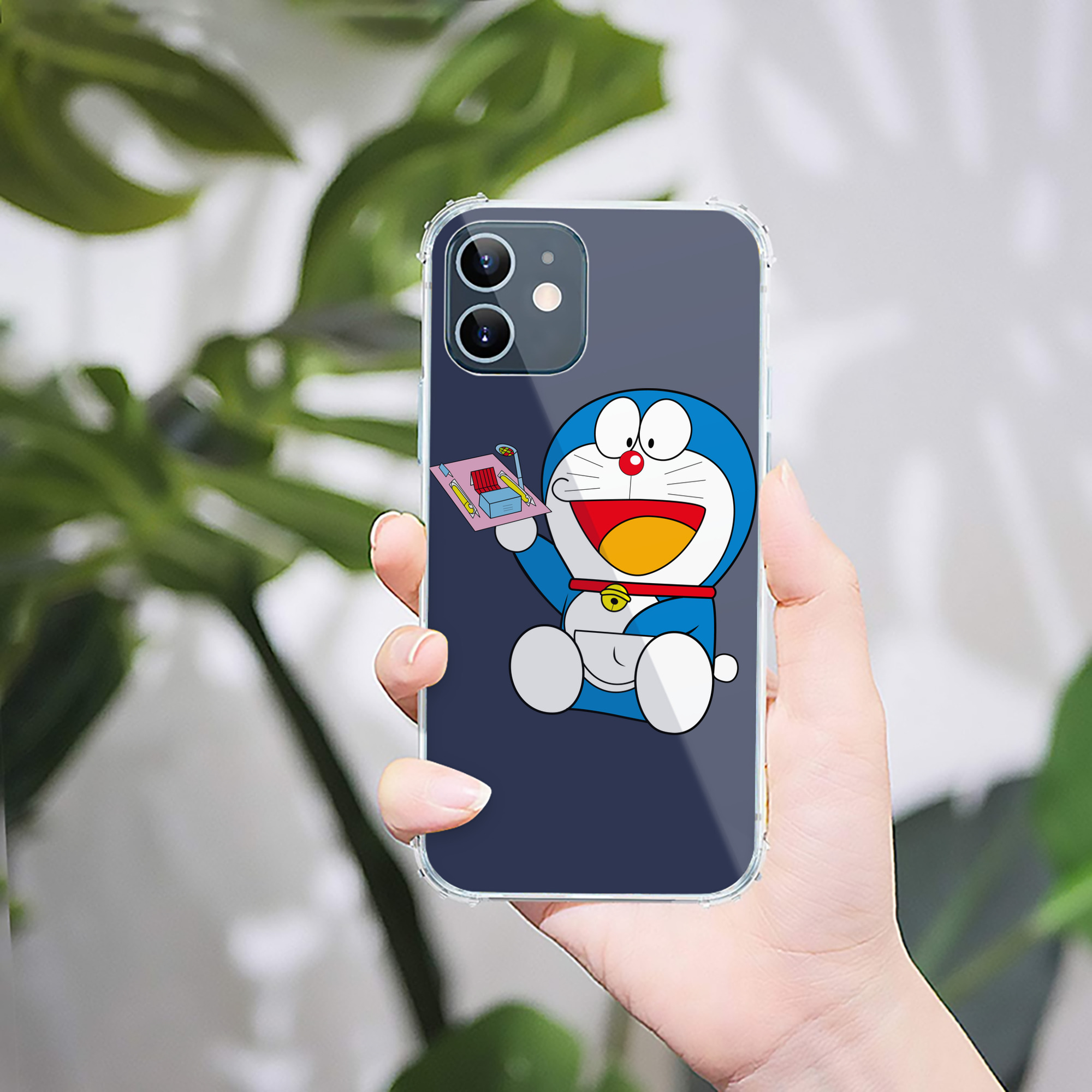 （画像用） ドラえもん Doraemon 【iPhone 12シリーズ対応】透明スマホケース（クリアソフトケース）